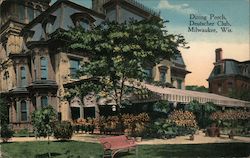 Dining Porch - Deutscher Club Postcard