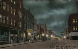 Sixth Street looking West Postcard