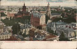 Panoramic View of City Postcard