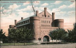 Gymnasium - University of Wisconsin Postcard
