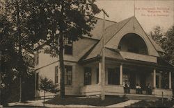 21st Regiment Buliding Waupaca, WI Postcard Postcard Postcard