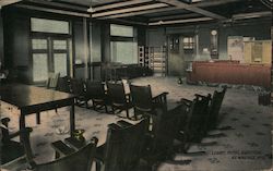 Lobby, Hotel Karsten Postcard