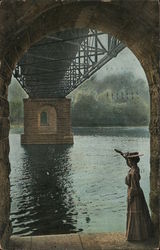 Scene on Milwaukee River Postcard