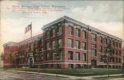 North Division High School Postcard
