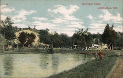 Electric Park Janesville, WI Postcard Postcard Postcard