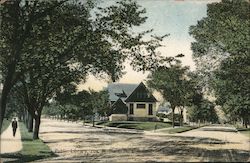 Public Library Postcard