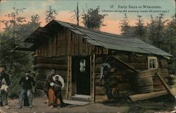 Early Days in Wisconsin Postcard Postcard 