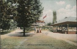 View in Reservoir Park Postcard