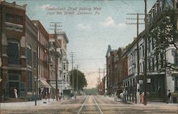 Cumberland Street (Looking West from 9th Street) Postcard