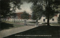 Cochran Hall and Gymnasium, Allegheny College Postcard