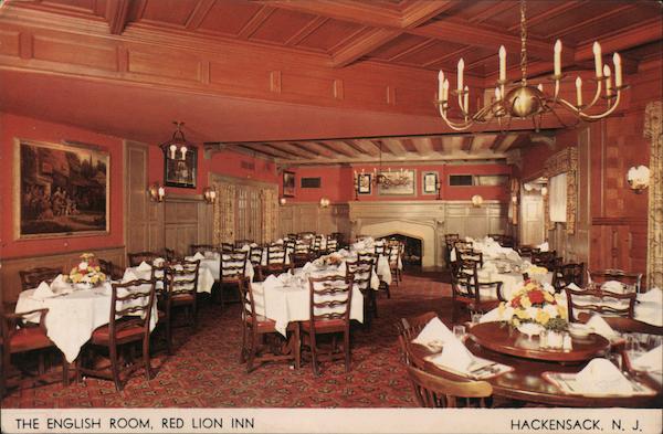 The English Room, Red Lion INn Hackensack New Jersey