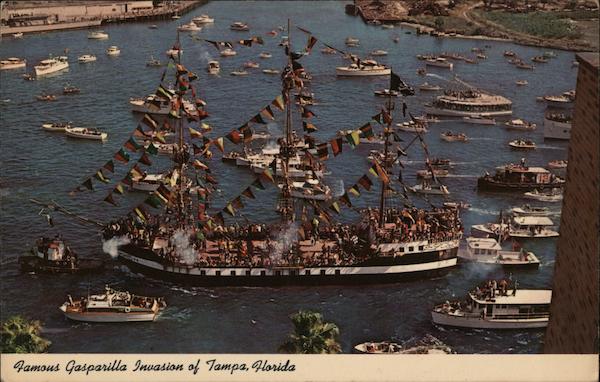 Famous Gasparilla Invasion Tampa Florida