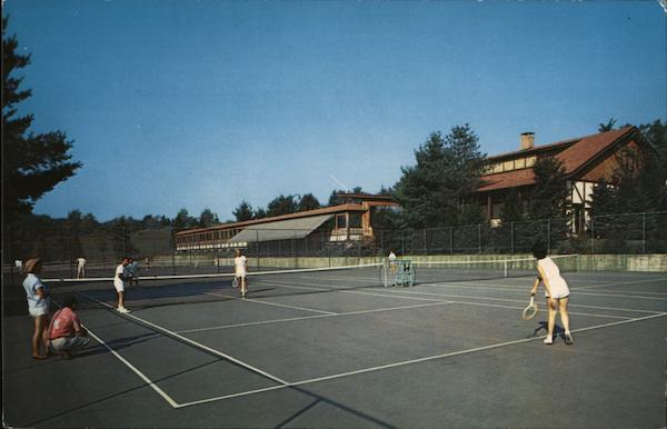 All Weather Tennis Courts Grossinger New York