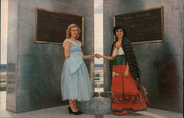 Two Latin American Girls, Falcon Dam Roma Texas