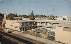 Visalia Inn Motel Postcard