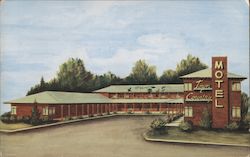 Town & Country Motel Postcard