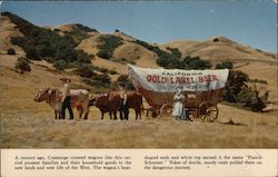 California Gold Label Beeer Postcard