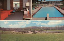 Baker's Motel Postcard