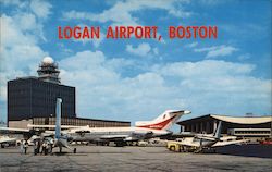 Logan International Airport Boston, MA Postcard Postcard Postcard