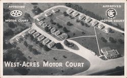 West Acres Motor Court Postcard