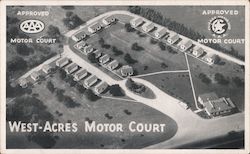 West Acres Motor Court Fort Wayne, IN Postcard Postcard Postcard