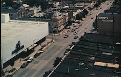 East College Avenue view from the Zuelke Building Postcard