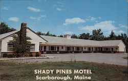 Shady Pines Motel Scarborough, ME Postcard Postcard Postcard