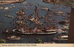 Famous Gasparilla Invasion Postcard