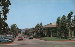 Westlake Village, California Shopping Plaza Postcard