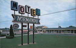 Normandy Motel Postcard