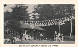 Sherman's Country Store and Motel Postcard