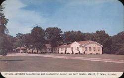 Ottawa Arthritis Sanatorium and Diagnostic Clinic, 900 East Center Street, Ottawa, Illinois Postcard