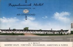 Tappahannock Motelq Virginia Postcard Postcard Postcard