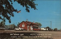 Red School Cafe Bristol, WI Postcard Postcard Postcard