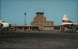 Dress Memorial Airport Postcard