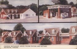 Colonial Tourist Court Arlington, VA Postcard Postcard Postcard