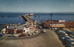 Municipal Wharf, Santa Cruz, California Postcard