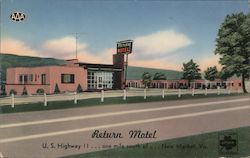 Return Motel New Market, VA Postcard Postcard Postcard