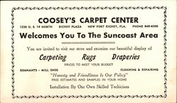 Coosey's Carpet Cleaner New Port Richey, FL Postcard Postcard Postcard