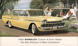 1960 Rambler Custom 4-Door Sedan Postcard
