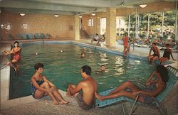 New Indoor Pool, Saltz Hotel and Country Club Mount Freedom, NJ Postcard Postcard Postcard