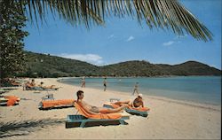 Beach View, The Island Beachcomber Hotel Postcard