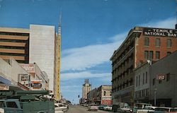 Street Scene, Temple Texas Postcard