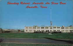 Standing Retreat, Amarillo Air Force Base Postcard