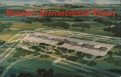 Houston's Intercontinental Airport Texas Postcard Postcard Postcard