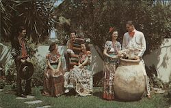 Beautiful Senoritas and Handsome Caballeros Postcard