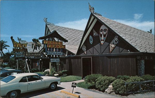 Tiki Gardens and Trader Frank's Restaurant Indian Rocks Beach Florida