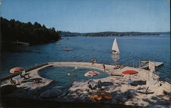 Swimming Pool, Sprucewold Lodge Boothbay Harbor Maine