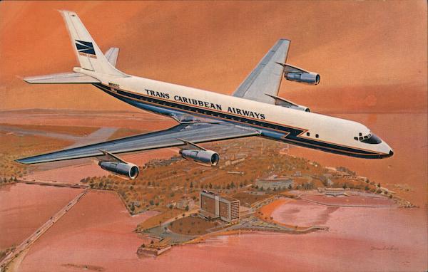 Trans Caribbean - the 5th Engine Jetline Aircraft
