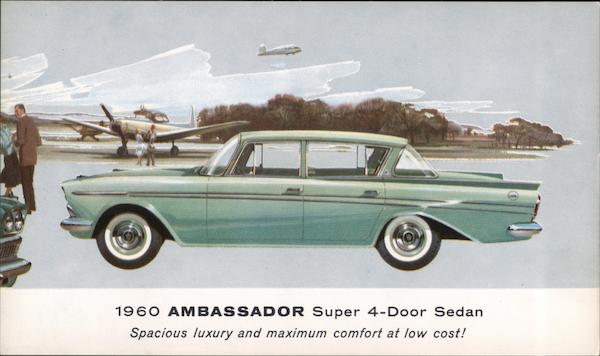 1960 Ambassador Super 4-Door Sedan Cars